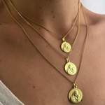 Pendentif Croix Avec Diamant 1Ct - Or Jaune 14k Plaqué Sur Argent 925 - Longueur 18" Sans Chaîne - Neuf Avec Étiquettes